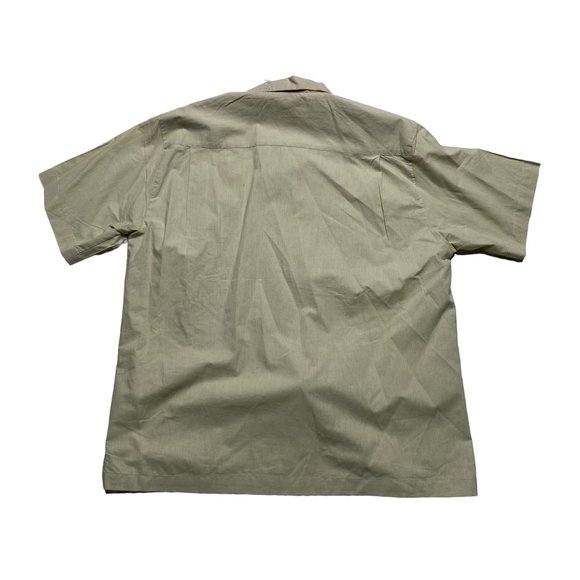 Manta Del Lago Shirt Button Front Mens Size XXG Abstract Print Short Sleeve - Picture 3 of 8